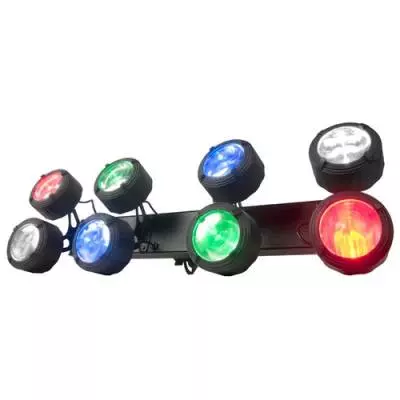 Retro 8 Head Beam Effect - DMX with 8x3W RGBW LED (30W)