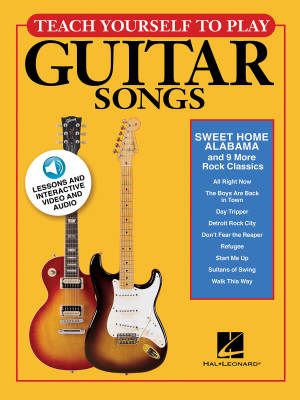 Teach Yourself to Play \'\'Sweet Home Alabama\'\' & 9 More Rock Classics -  Guitar TAB - Book/Media Online