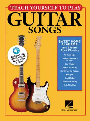 Hal Leonard - Teach Yourself to Play Sweet Home Alabama & 9 More Rock Classics -  Guitar TAB - Book/Media Online