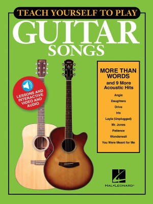 Teach Yourself to Play Guitar Songs: \'\'More Than Words\'\' & 9 More Acoustic Hits - Guitar TAB - Book/Media Online
