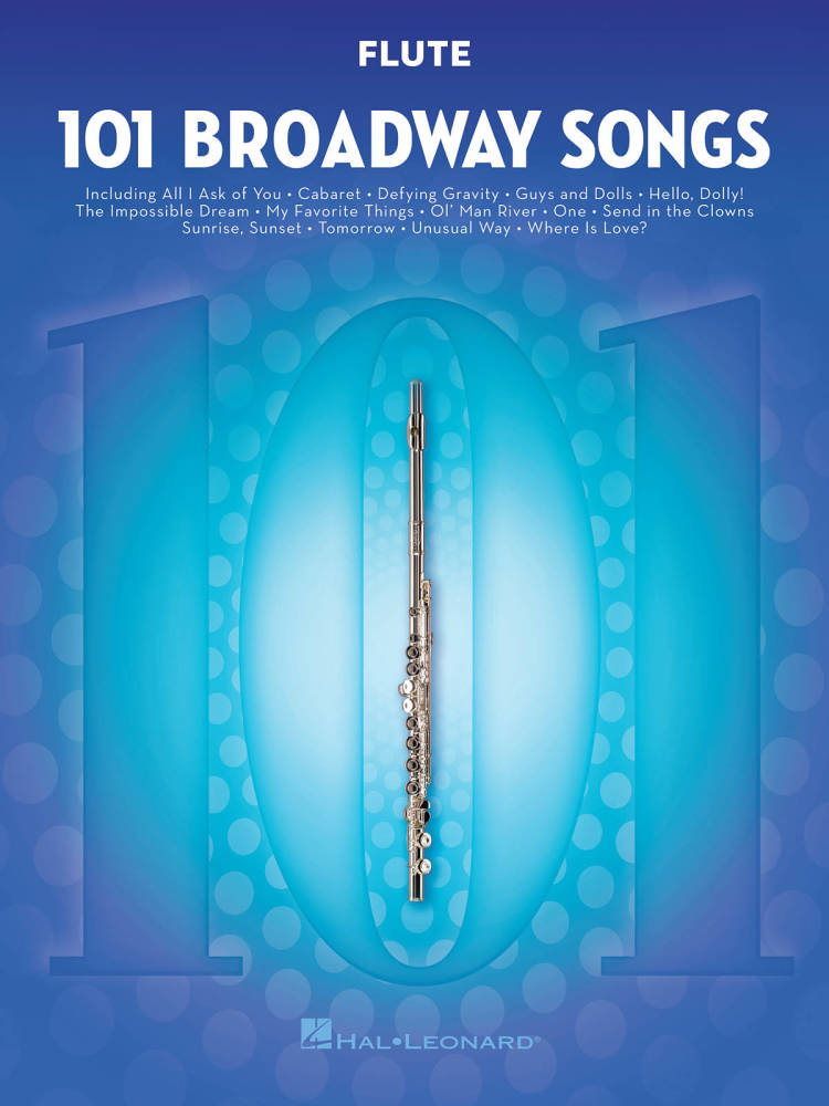 101 Broadway Songs for Flute - Book