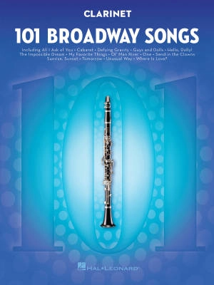 Hal Leonard - 101 Broadway Songs for Clarinet - Book