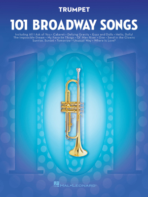 101 Broadway Songs for Trumpet - Book