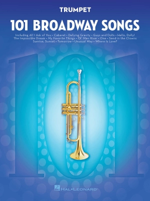 Hal Leonard - 101 Broadway Songs for Trumpet - Book