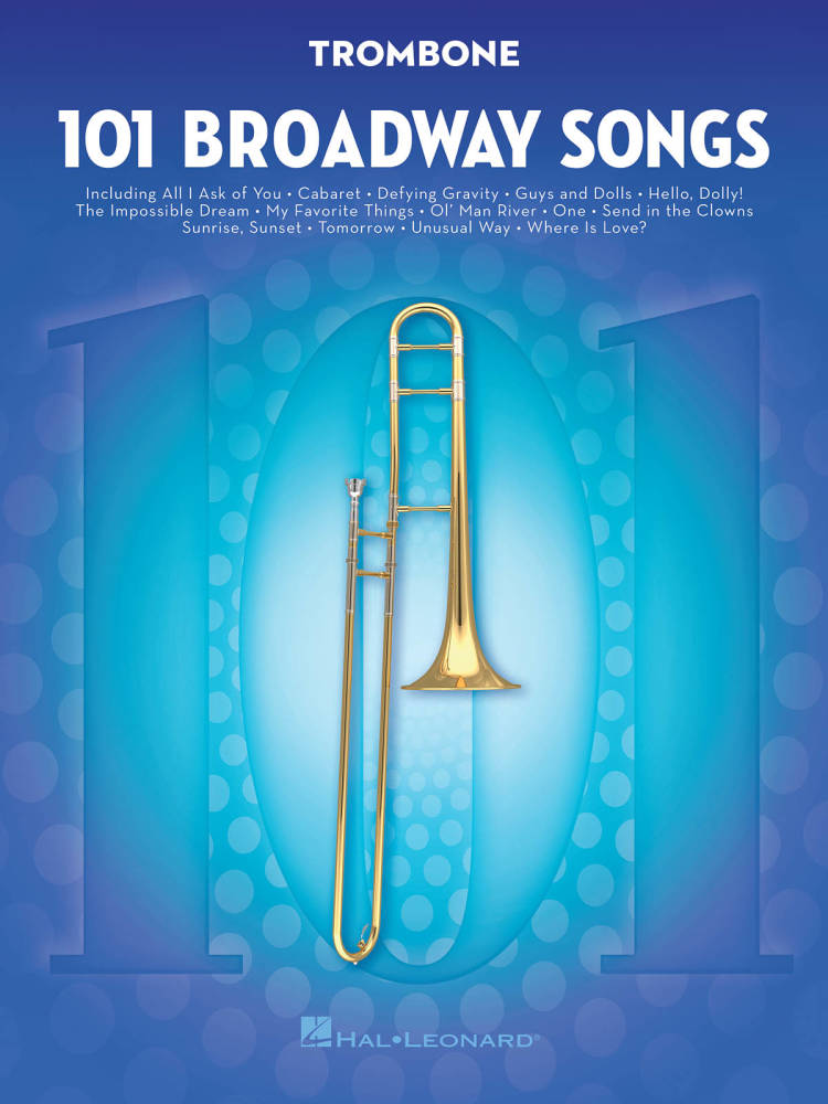 101 Broadway Songs for Trombone - Book