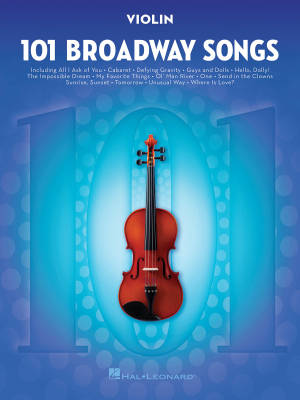 101 Broadway Songs for Violin - Book