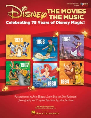 Hal Leonard - Disney: The Movies The Music - Higgins/Day/Anderson - Singer Edition 20 Pak