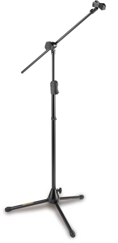 EZ Clutch Tripod Microphone Stand with Hideaway Boom