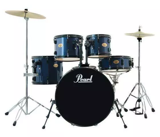 Target 5-Piece Drum Kit with Hardware & Throne - Steel Blue