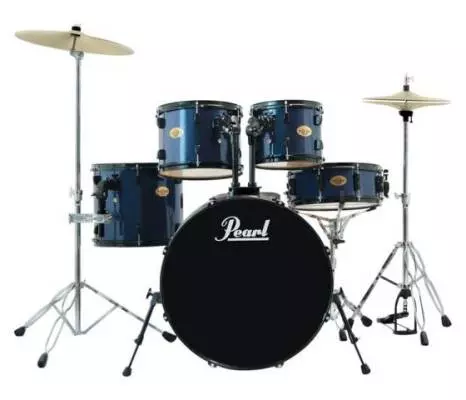 Target 5-Piece Drum Kit with Hardware & Throne - Steel Blue