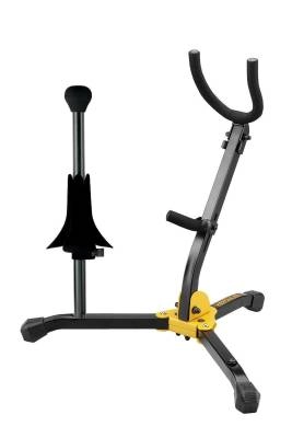 Hercules Stands - 1 Alto/Tenor Saxophone and 1 Soprano Saxophone Stand