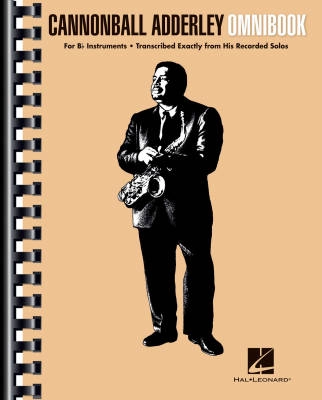 Hal Leonard - Cannonball Adderley--Omnibook - Bb Instruments - Book