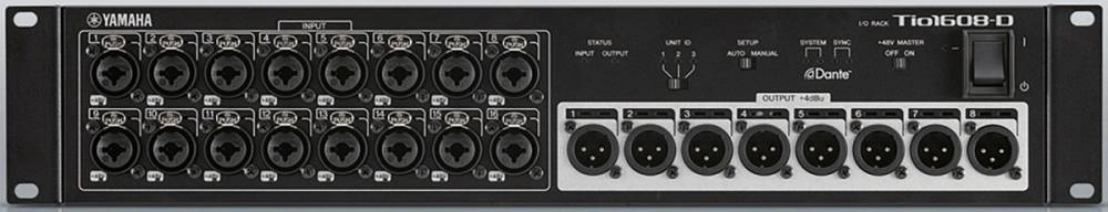 Dante Equipped I/O Rack