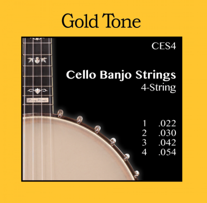 Gold Tone - Cello Banjo Strings - 4 String (.022 - .054)