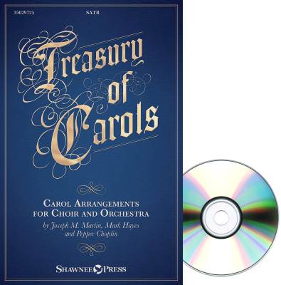 Shawnee Press - Treasury of Carols (Collection) - Martin/Choplin/Hayes - Preview Pak - Book/CD