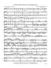 Concertante Duet (en Potpourri) - Hummel - Guitar/Piano - Score/Parts