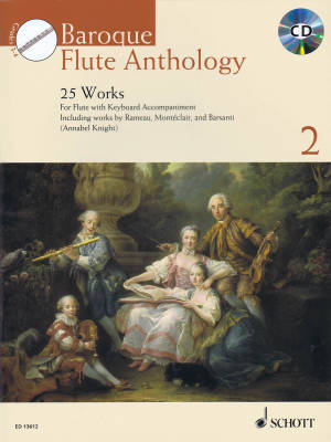 Schott - Baroque Flute Anthology Volume 2 - Knight - Flute - Book/CD