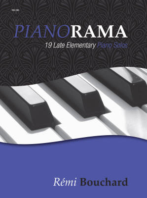 Debra Wanless Music - Pianorama: 19 Late Elementary Piano Solos - Bouchard - Piano - Book