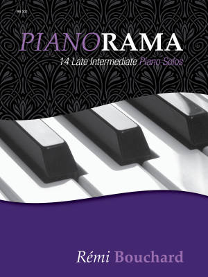 Pianorama: 14 Late Intermediate Piano Solos - Bouchard - Piano - Book
