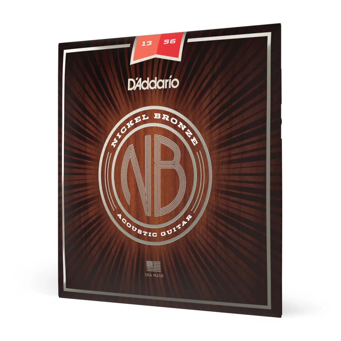 Nickel Bronze Acoustic Guitar Strings, Medium, 13-56