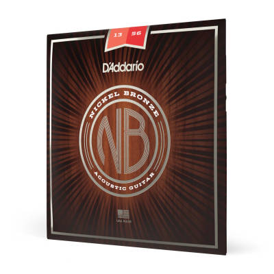 DAddario - Nickel Bronze Acoustic Guitar Strings, Medium, 13-56