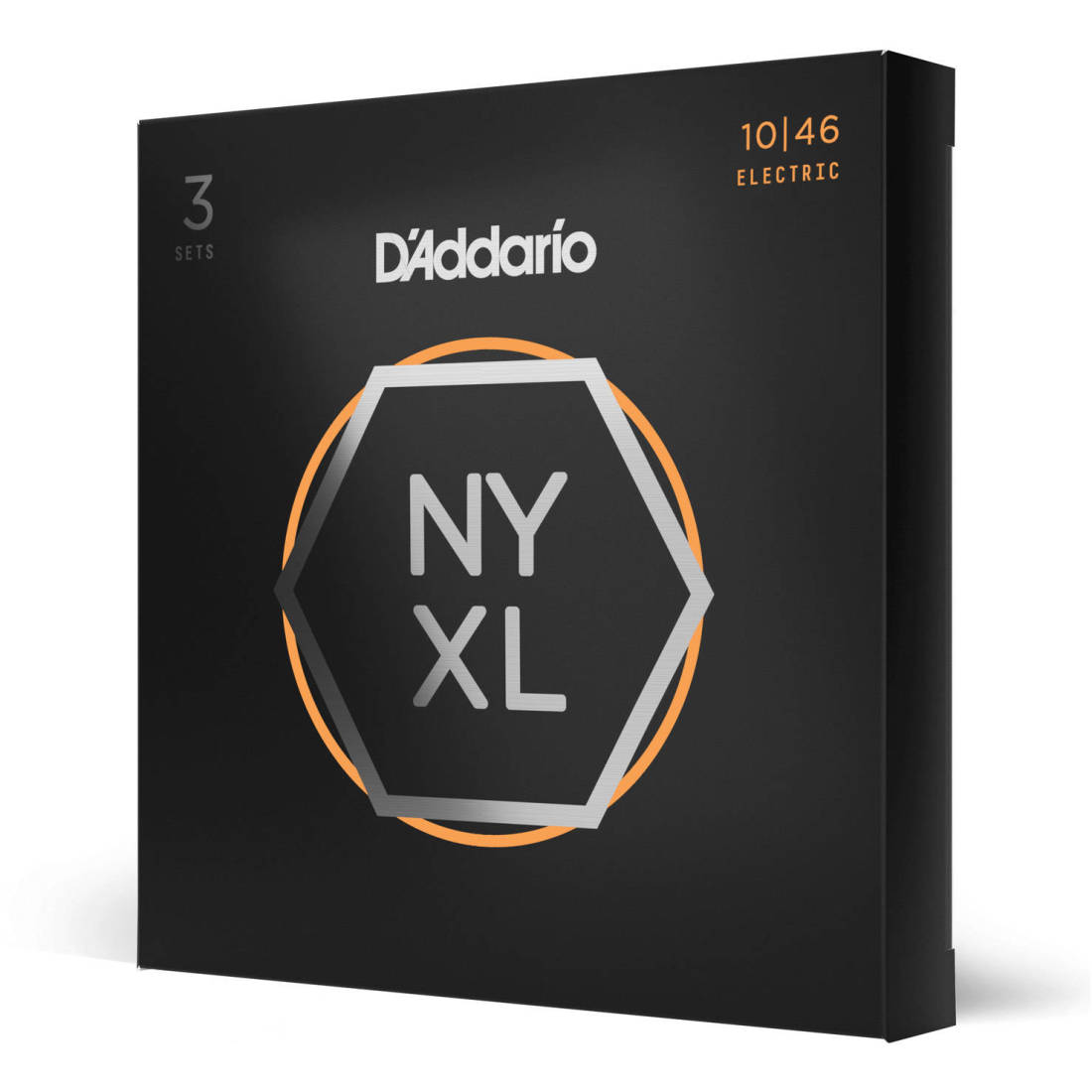 D'Addario NYXL1046 Nickel Wound, Regular Light Guitar Strings, 10 