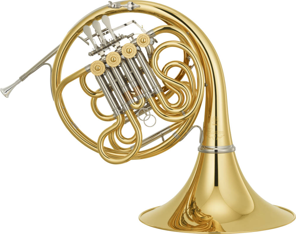 Custom Double French Horn, Geyer Style, Lacquered w/Detachable Bell