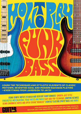 Alfred Publishing - Guitar World: How to Play Funk Bass - Brown - Bass Guitar - DVD