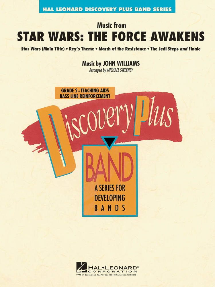 Music from Star Wars: The Force Awakens - Williams/Sweeney - Concert Band - Gr. 2.5