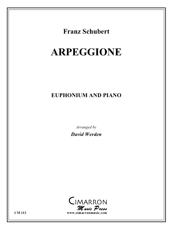 Arpeggione - Schubert/Werden - Solo Euphonium/Piano