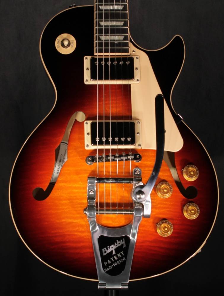 Gibson 2016 ESLes Paul Hollow W/Bigsby Bourbonburst Long & McQuade