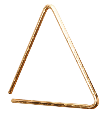 B8 Hammered Triangle - 4 Inch