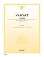 Schott - Sonata in D Major, KV 381 - Mozart - Piano Duet (1 Piano, 4 Hands)