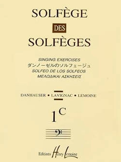 Editions Henry Lemoine - Solfege des Solfeges Vol.1C (Without Piano) - Lavignac - Voice - Book