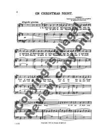 Eight Traditional English Carols: On Christmas Night - Vaughan Williams - Unision/SATB