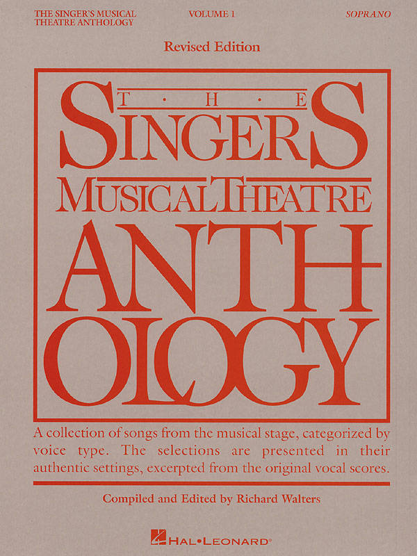 The Singer\'s Musical Theatre Anthology Volume 1 - Walters - Soprano Voice - Book