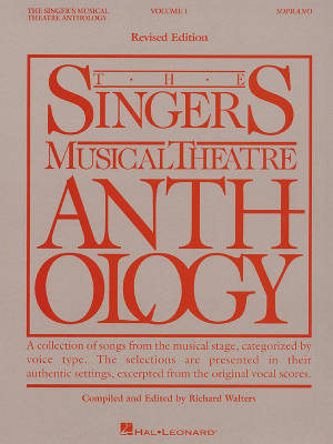 The Singer\'s Musical Theatre Anthology Volume 1 - Walters - Soprano Voice - Book