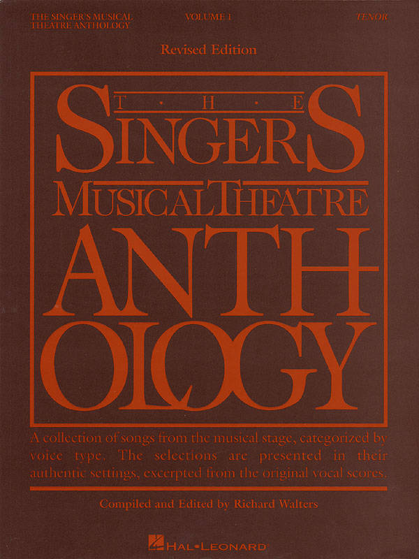 The Singer\'s Musical Theatre Anthology Volume 1 - Walters - Tenor Voice - Book