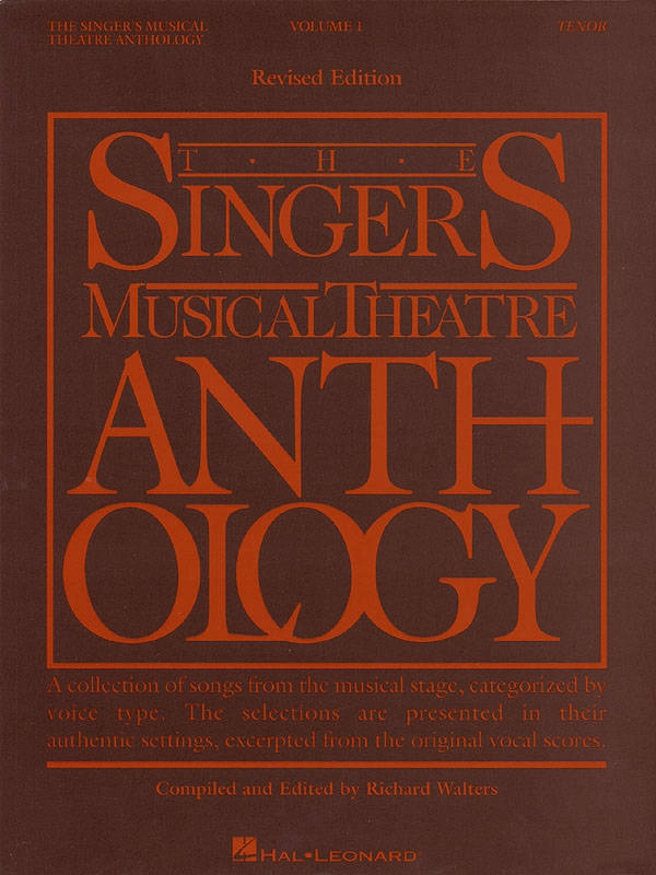 The Singer\'s Musical Theatre Anthology Volume 1 - Walters - Tenor Voice - Book