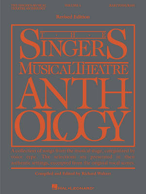 Hal Leonard - The Singers Musical Theatre Anthology Volume 1 - Walters - Voix de baryton/basse - Livre