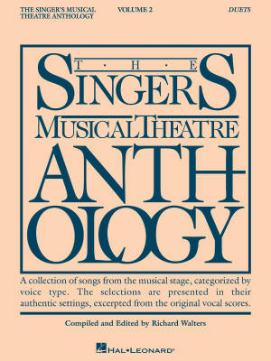 Hal Leonard - The Singers Musical Theatre Anthology Volume 2: Vocal Duets Only - Walters - Book
