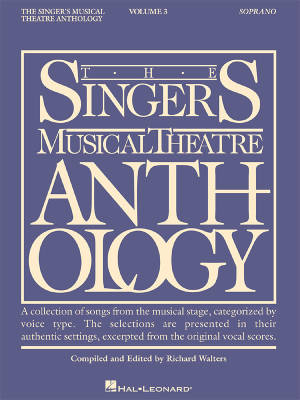 The Singer\'s Musical Theatre Anthology Volume 3 - Walters - Soprano Voice - Book