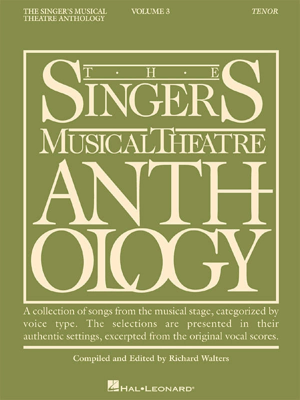 The Singer\'s Musical Theatre Anthology Volume 3 - Walters - Tenor Voice - Book