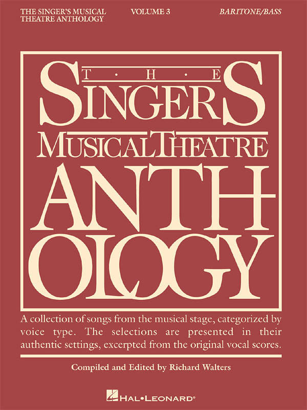 The Singer\'s Musical Theatre Anthology Volume 3 - Walters - Baritone/Bass Voice - Book
