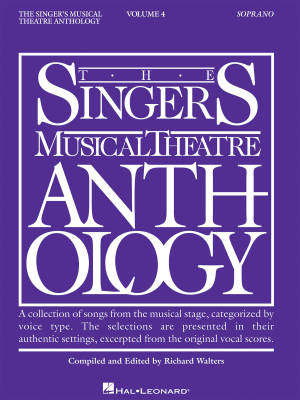 The Singer\'s Musical Theatre Anthology Volume 4 - Walters - Soprano Voice - Book
