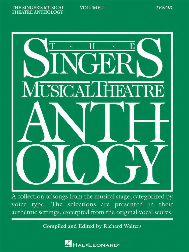 The Singer\'s Musical Theatre Anthology Volume 4 - Walters - Tenor Voice - Book