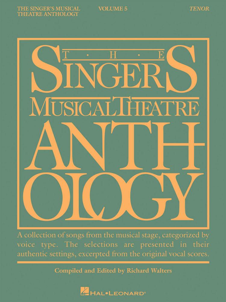 The Singer\'s Musical Theatre Anthology Volume 5 - Walters - Tenor Voice - Book