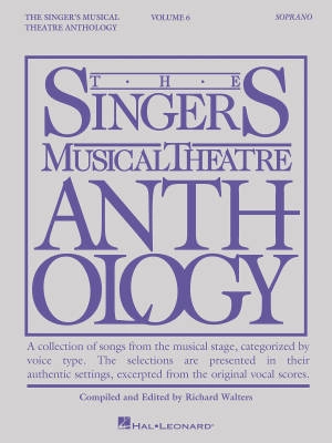 Hal Leonard - The Singers Musical Theatre Anthology Volume 6 - Walters - Soprano Voice - Book