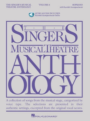 Hal Leonard - The Singers Musical Theatre Anthology Volume 6 - Walters - Soprano Voice - Book/Audio Online