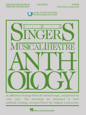 The Singer\'s Musical Theatre Anthology Volume 6 - Walters - Tenor Voice - Book/Audio Online